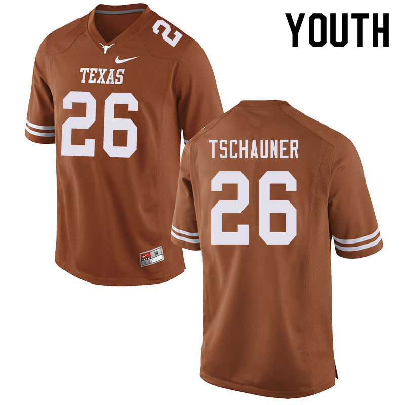 Youth #26 Christian Tschauner Texas Longhorns College Football Jerseys Sale-Orange